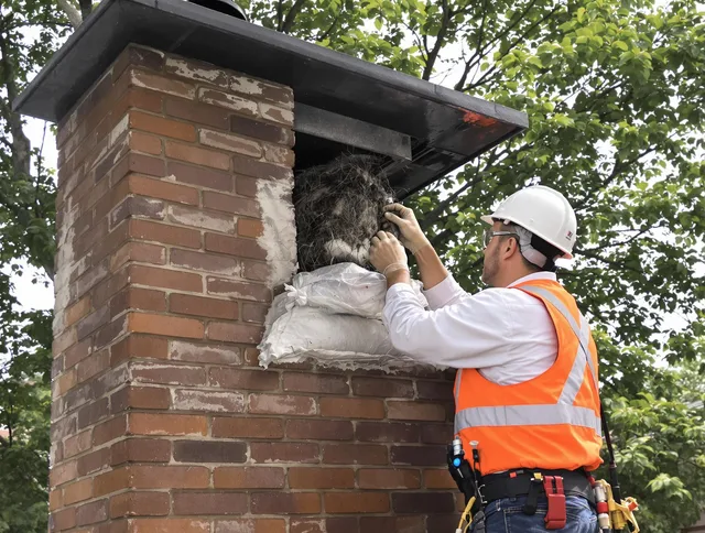 Humane removal of debris and animals by Mansfield Chimney Sweep in Mansfield, CT
