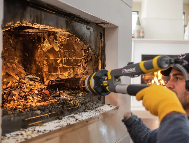 Professional chimney cleaning by Mansfield Chimney Sweep in Mansfield, CT