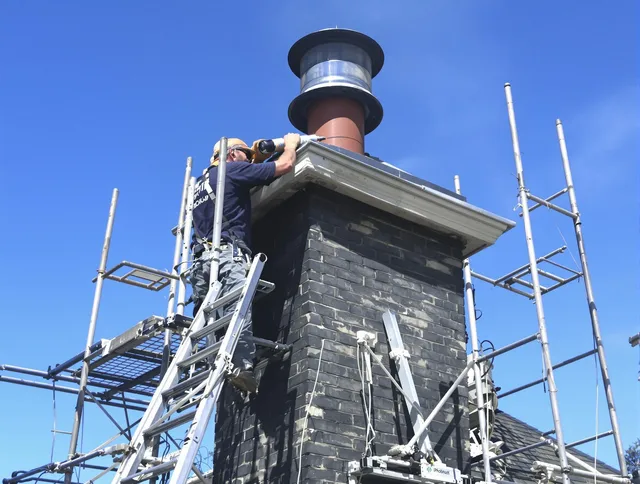 Sturdy chimney crown finished by Mansfield Chimney Sweep in Mansfield, CT