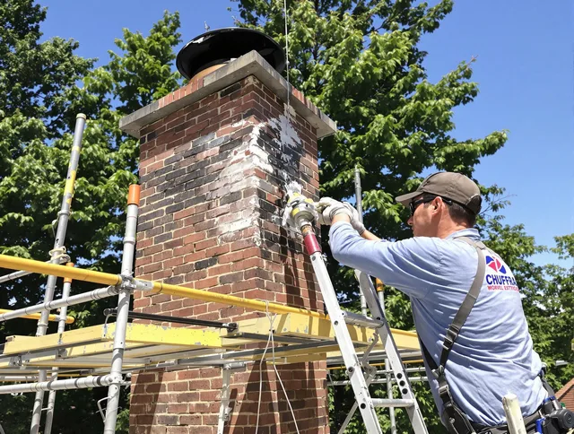 Structural chimney repair by Mansfield Chimney Sweep in Mansfield, CT