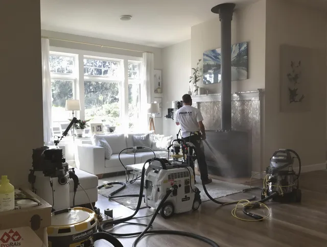 Soot removal service by Mansfield Chimney Sweep for a fireplace in Mansfield, CT